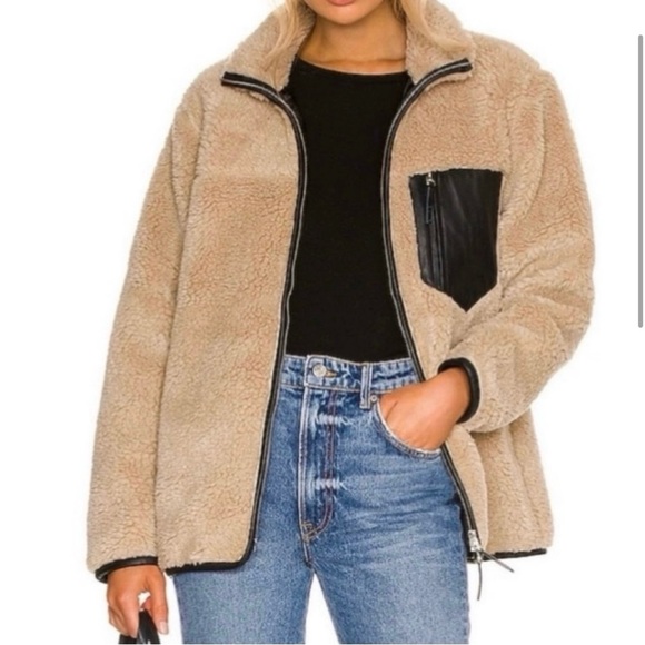 Anine Bing Ryder fur jacket size medium - Picture 6 of 17